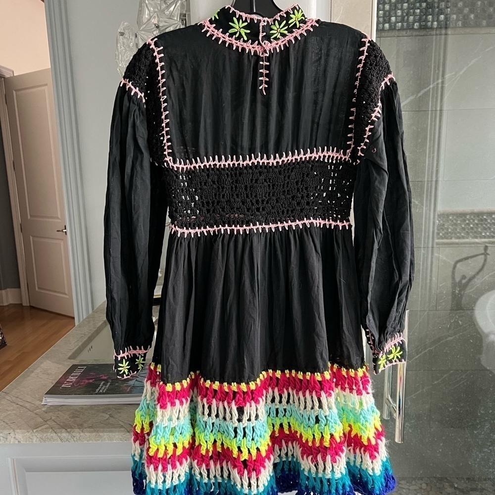 CELIAB Scarlet Floral Multicolor Embroidered Dress - Picture 7 of 15